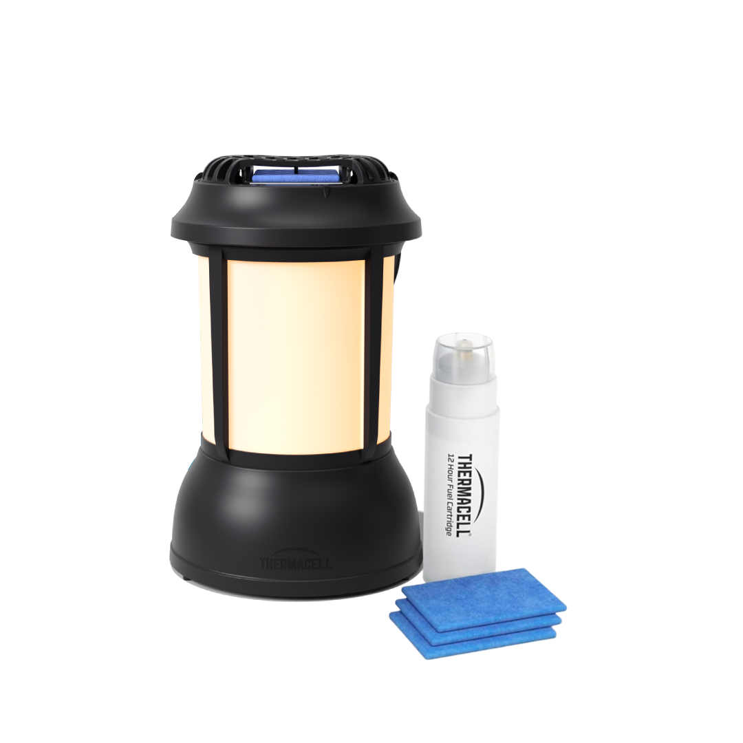 Thermacell Farol Antimosquitos para Exteriores con Luz – Protección 20 m², Sin DEET