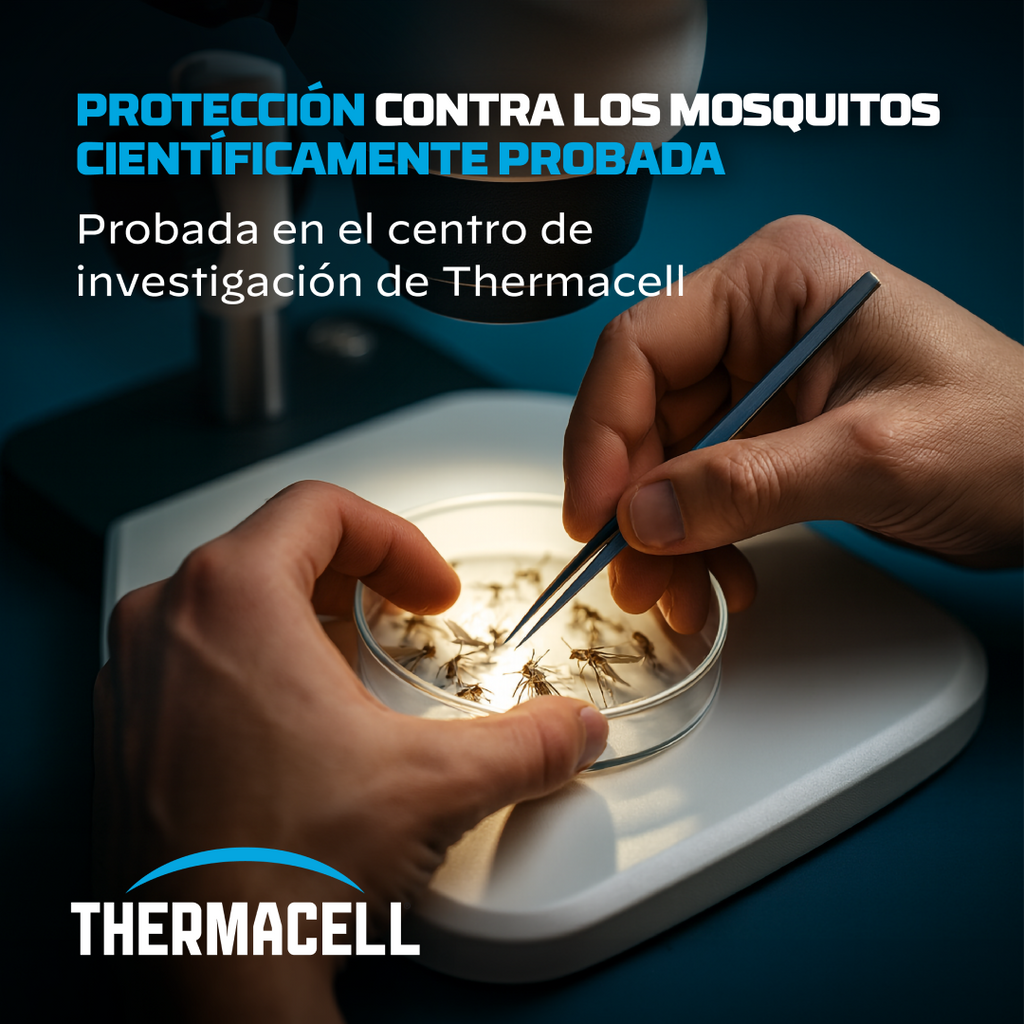 Thermacell Farol Antimosquitos para Exteriores con Luz – Protección 20 m², Sin DEET