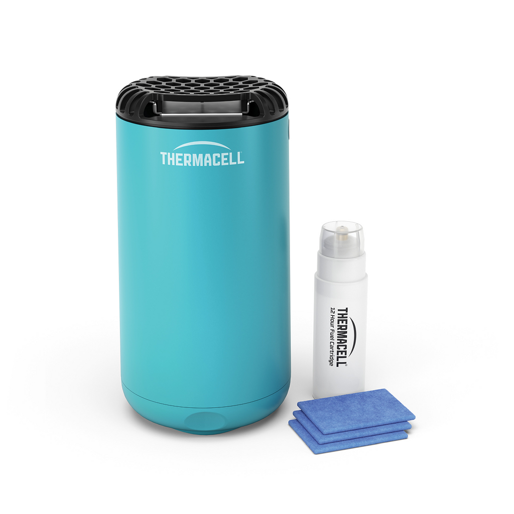 Thermacell Difusor Antimosquitos para Exteriores – Protección 20 m², Sin DEET, Azul