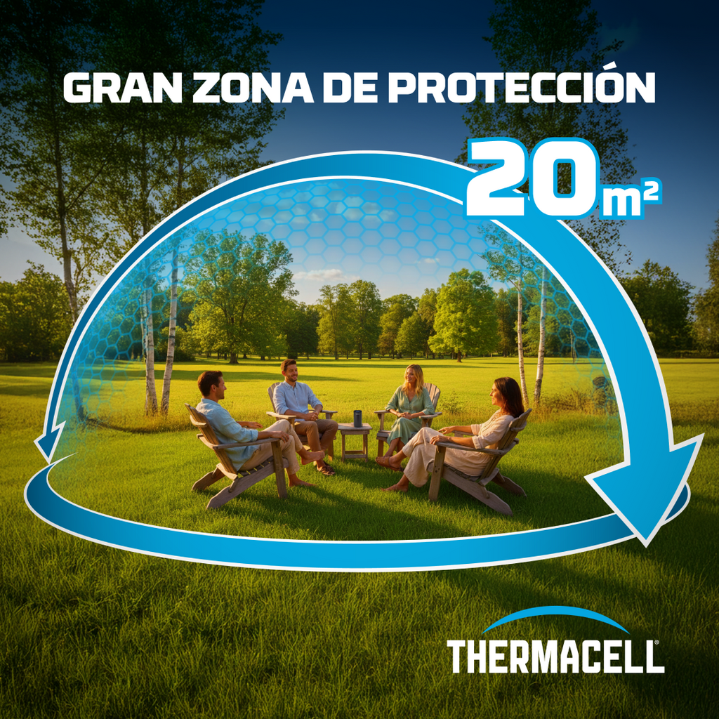 Thermacell Recambio Antimosquitos – Protección 20 m², 48 Horas