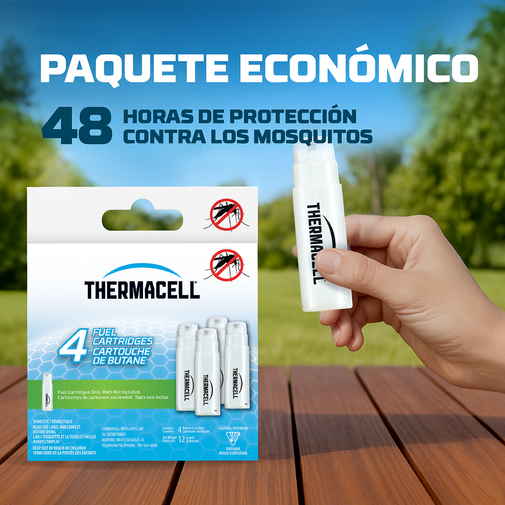 Thermacell Mosquito Repellent Refill – 20 m² Coverage, 48 Hours