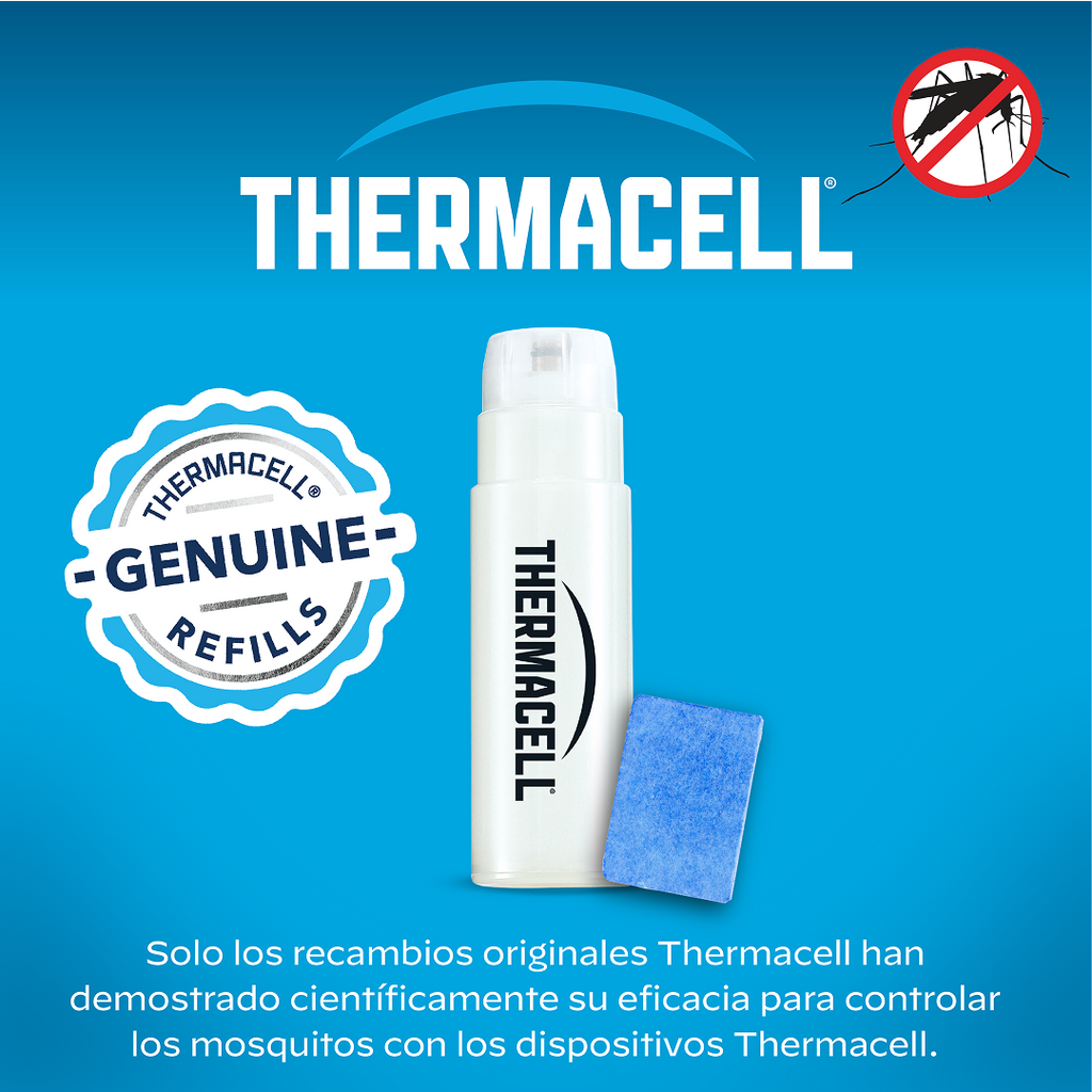 Thermacell Recambio Antimosquitos – Protección 20 m², 120 Horas