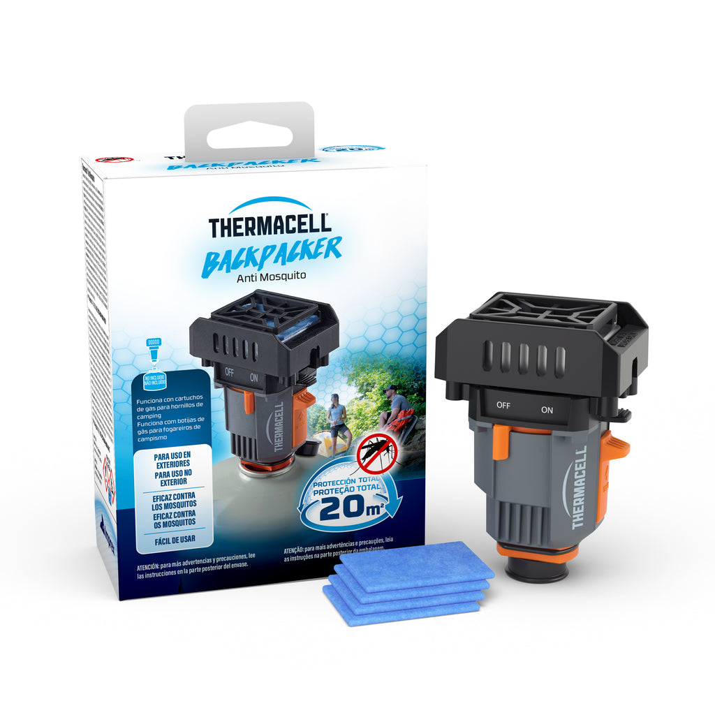 Thermacell Difusor Antimosquitos Backpacker, Sin DEET, 12H Protección
